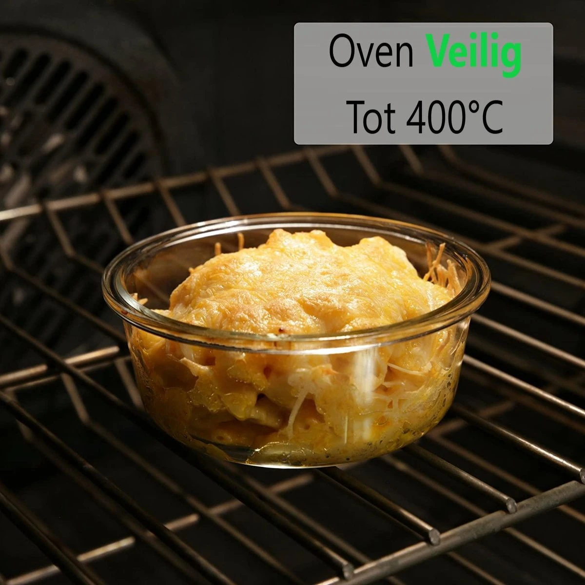 VMCA Glazen Vershoudbakjes Voor Vriezer Oven En Magnetron - 9 Bakjes - Image 9