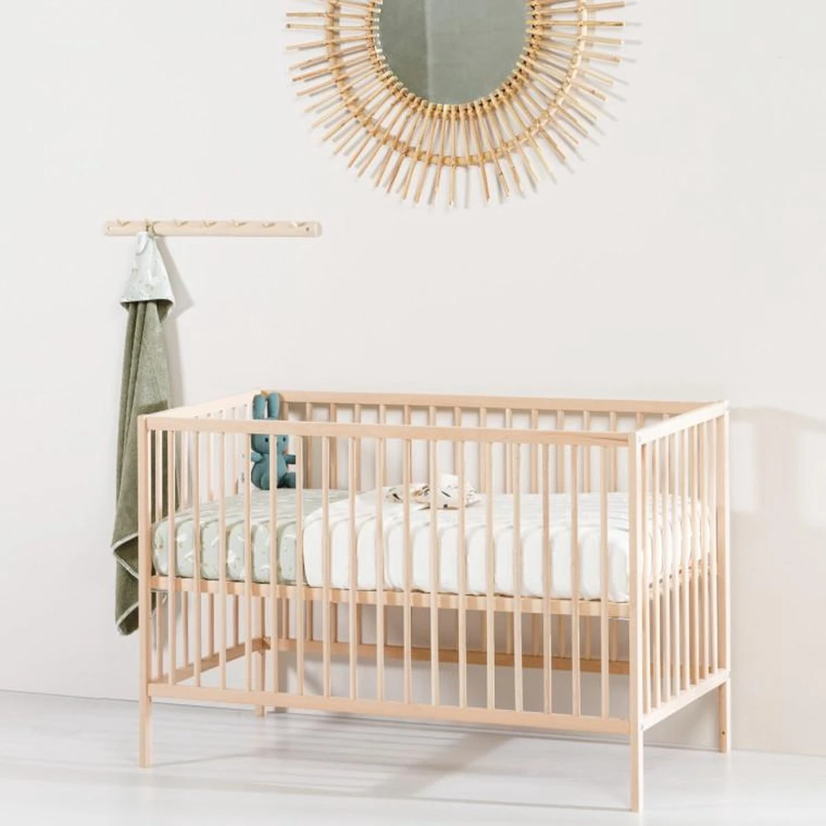 Puck Ledikant Raw Beuken Natural 60x120 Cm - Image 5