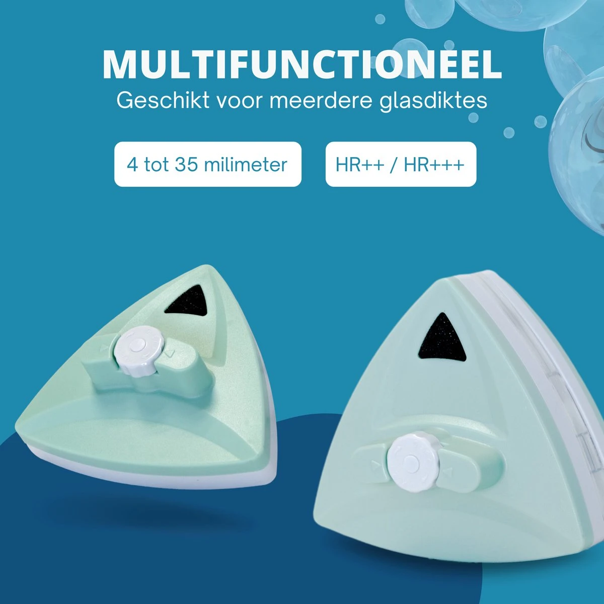 Hoopy Pro™ Magnetische Raamwasser - Magnetische Raamwasser Voor Dubbel Glas - Ruitenreiniger - Ramenwasser - Image 4