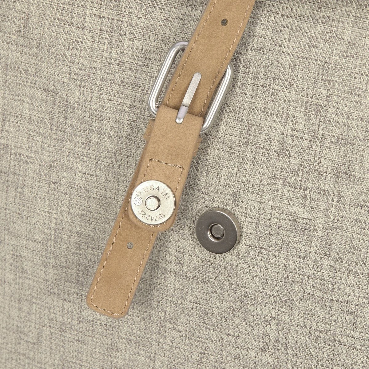 LÄSSIG Luiertas Rolltop Backpack Rugzak Incl Verschoningsmatje Choco Mélange Limited Edition - Image 5