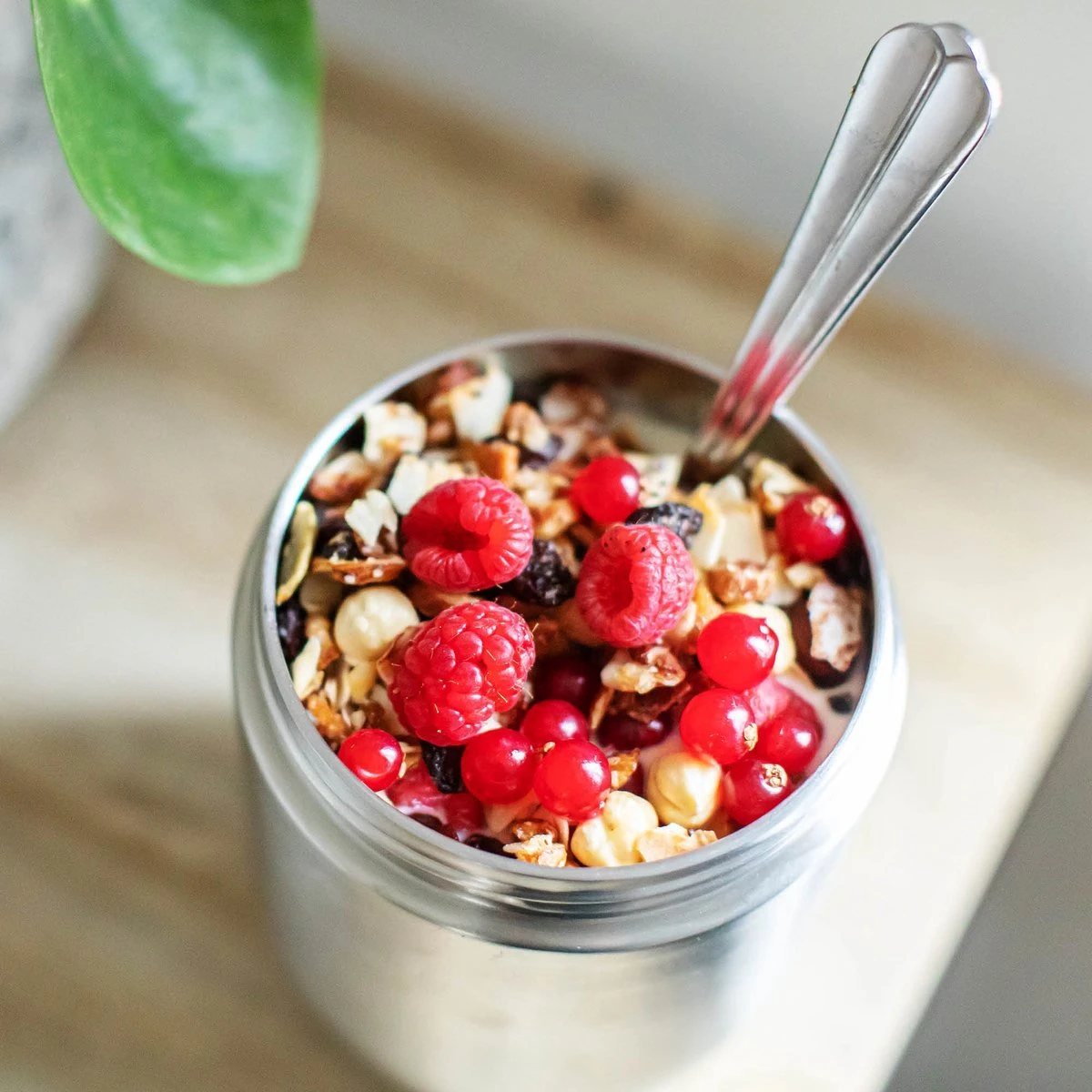 Coninx Thermos Lunchbox - Muesli Beker To Go - Isoleer Lunchpot - Yoghurtbeker To Go - Mueslibeker 840ml (600ml+240ml) - RVS - Image 8