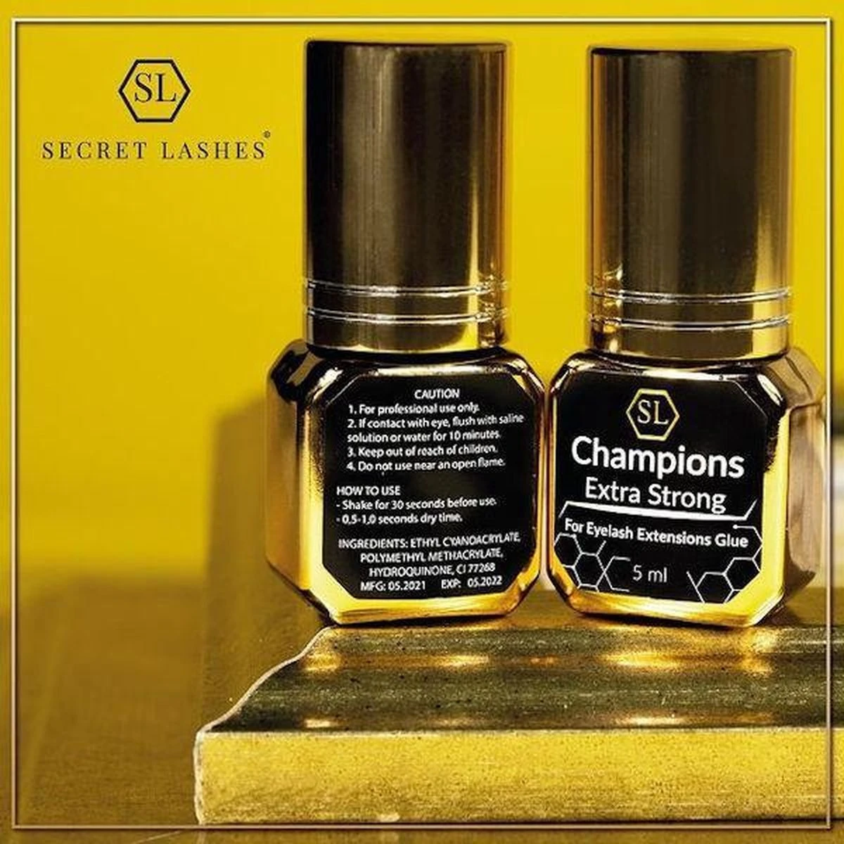 Secret Lashes Wimperextensions Lijm Champions EXTRA Strong 5ml. - Image 2