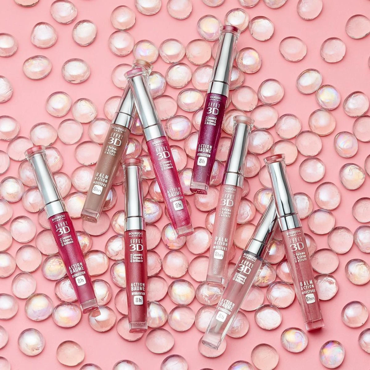 Bourjois Gloss Effet 3D Effect Lipgloss - 29 Rose Charismatic - Image 4