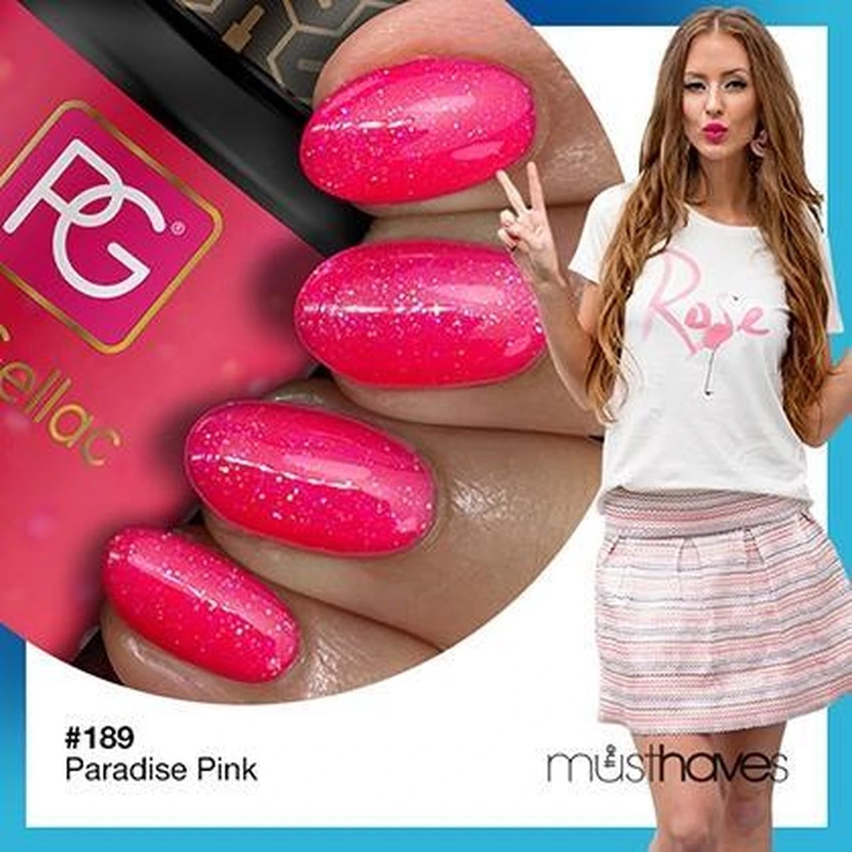 Pink Gellac - Paradise Pink - Gellak - Vegan - Roze - Glanzend - 15ml - Image 4