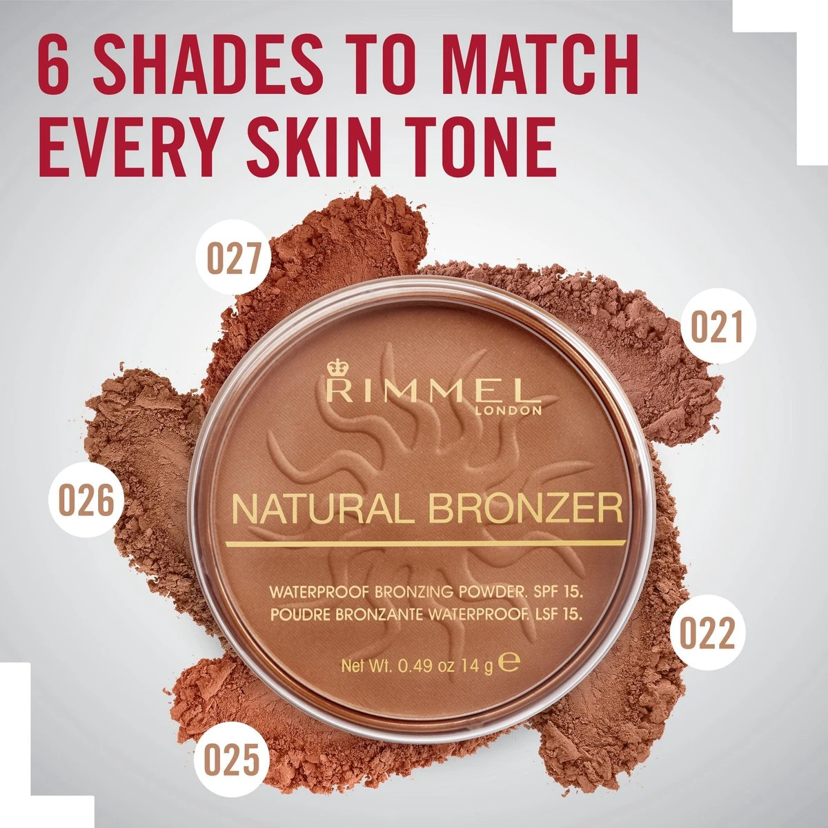 Rimmel London Natural Bronzer Bronzing Powder - 26 Sun Kissed - Image 3