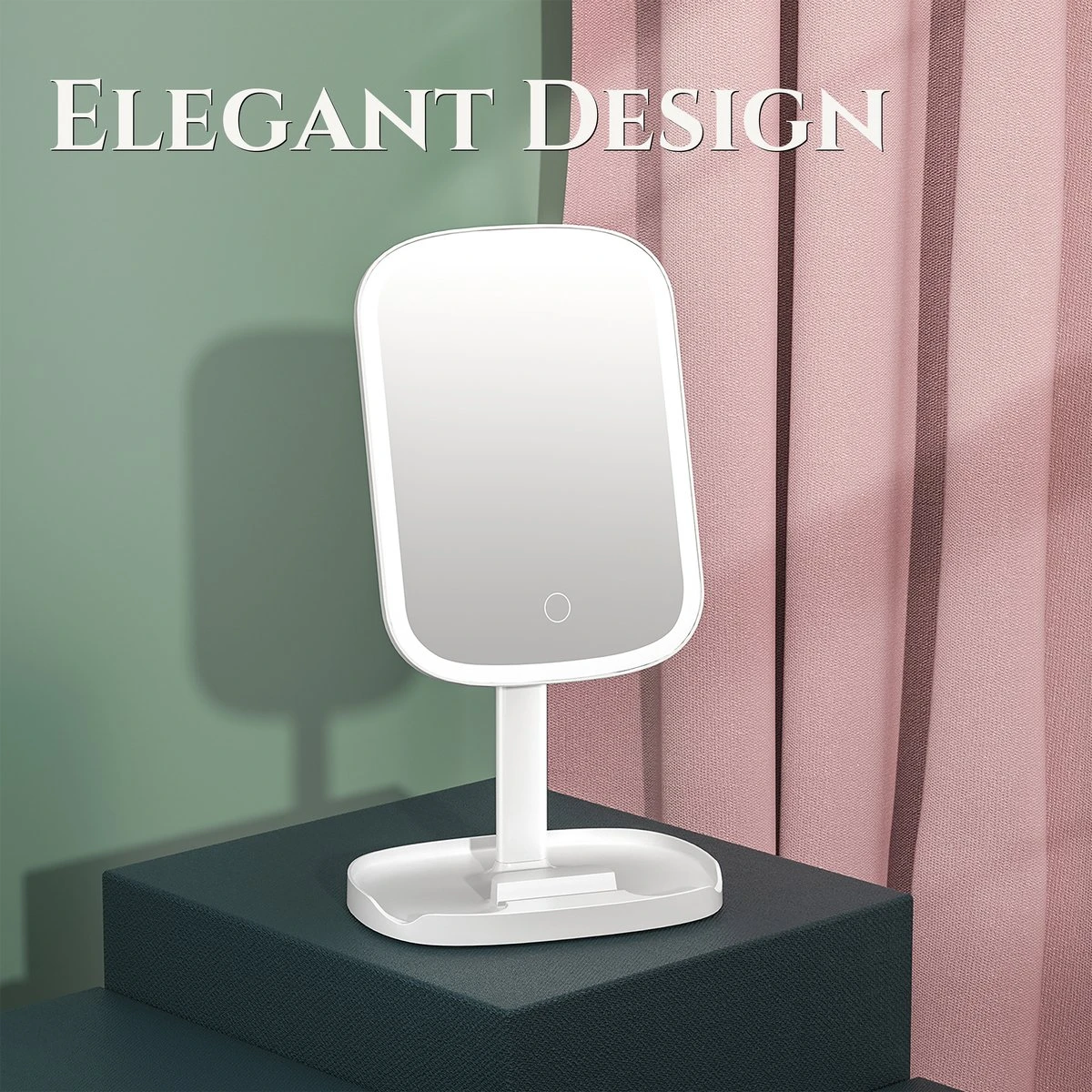 HighHome - Make Up Spiegel Met Led Verlichting - Inclusief 10x Spiegel - 3 Warmtes - 360 °C Draaibaar - Image 5