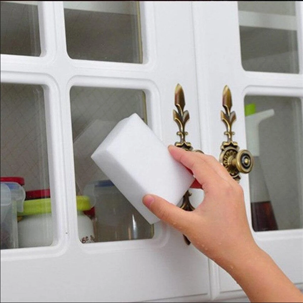 20X Wonderspons - Melamine Spons - Super Spons – Schoonmaakspons - De Beste Vlekkenverwijderaar – Wonder Spons - Schoonmaaktip - Haalt Alle Kleine En Grote Vlekken Weg - Monvelli - Image 4