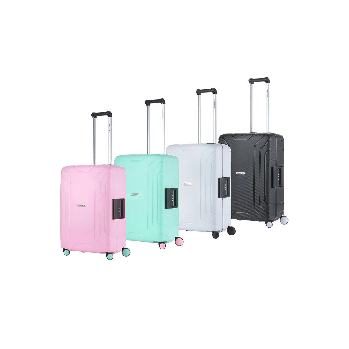 CarryOn Steward TSA Reiskoffer - 65cm Trolley Met Kliksloten - Dubbele Wielen - Roze - Image 10