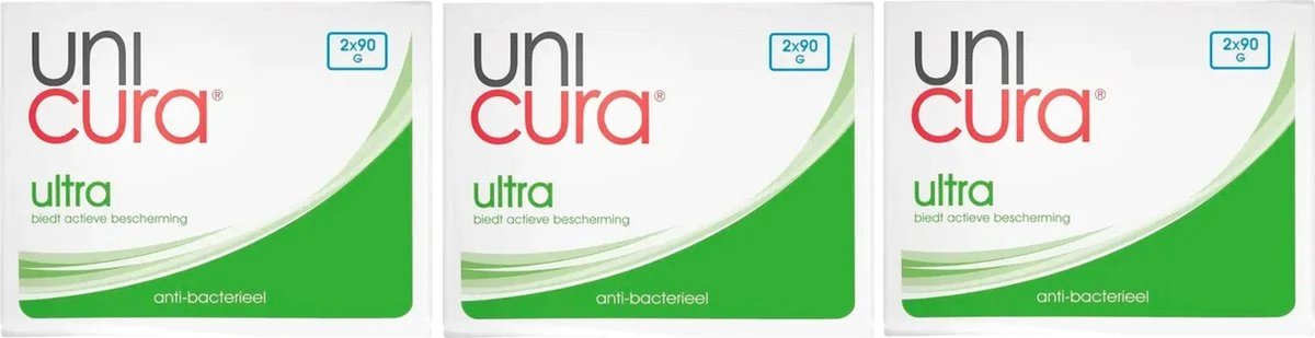 Unicura Ultra Zeeptablet - Anti-bacterieel - 6 X 90 Gram Voordeelverpakking