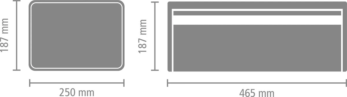Brabantia Broodtrommel - Met Klepdeksel - White - Image 8
