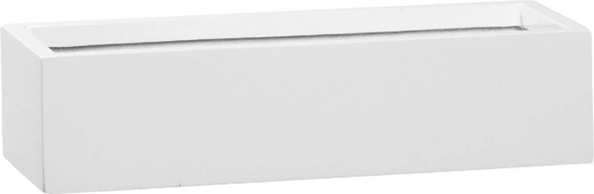 Langwerpige Witte Bloempot Van Naturn Living | Plantenbak | Bloempotten Voor Binnen En Buiten | Wit - Image 4