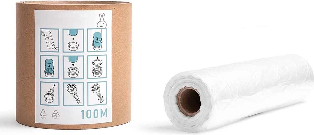 Wonix® - Luieremmers Navulling - Voor 8 Tommee Tippee Twist & Click, 10 Korbel, 14 Angelcare En Meer - 100m - Image 4