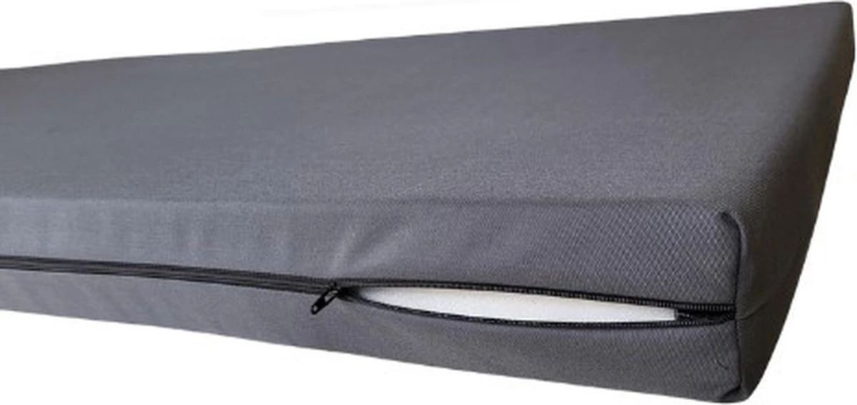 Wood4you - Tuinbank - Ameland - 'Doe Het Zelf' Bouwpakket Steigerhout 152Lx72Hx57D Cm - Incl Kussen - Image 10