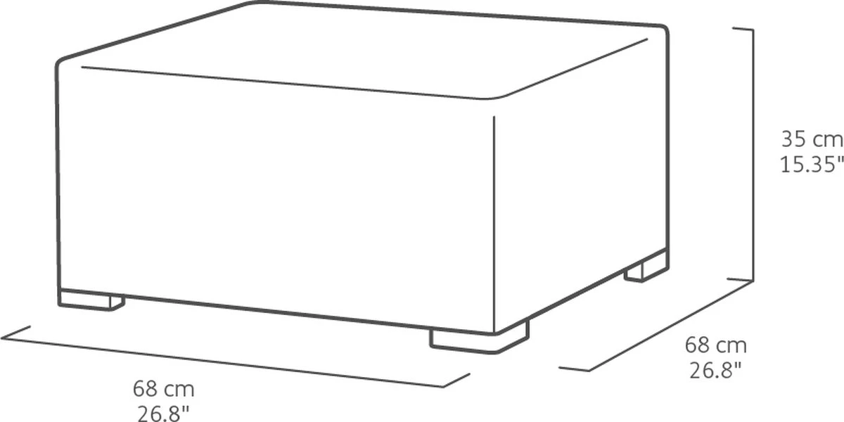 Allibert California Loungeset - 5 Personen - Cappuccino - Image 12