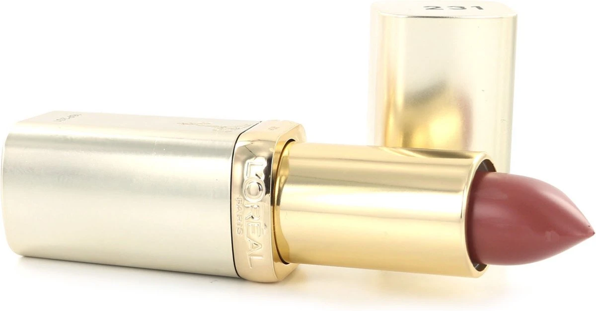 L’Oréal Paris Make-Up Designer Color Riche Satin Lipstick - 231 Sepia Silk - Nude - Verzorgende Lippenstift Met Arganolie Voor Een Comfortabel Gevoel - 4,54 Gr - Image 2