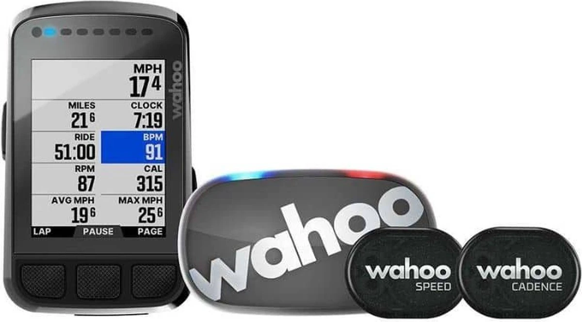 Wahoo Fitness Wahoo ELMNT BOLT V2 Fietscomputer - Bundel - Zwart