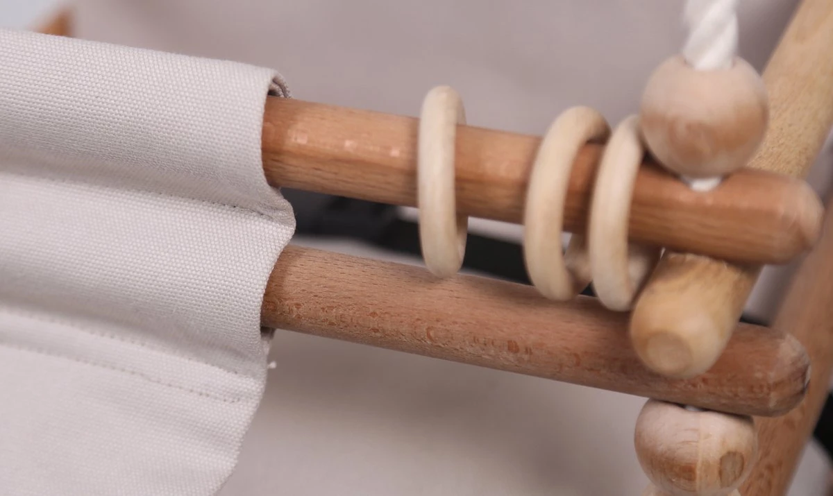 Babyschommel Met Berkenhout - Schommel Baby - Baby Swing Tot 60 Kg - Verstelbaar Schommel Kind - Babyswing - Image 4