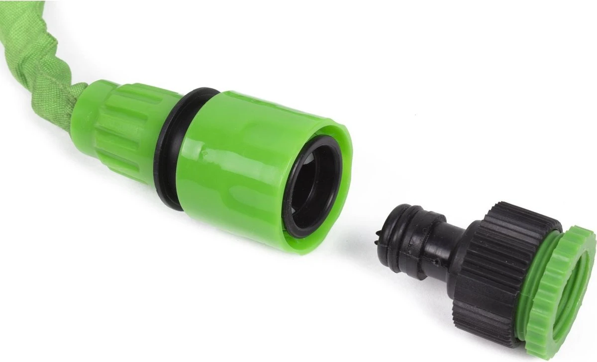 Benson - Tuinslang - Fexibel - 10 Meter - Tuinslang Met Koppeling - Spuitpistool - Groen - Image 3