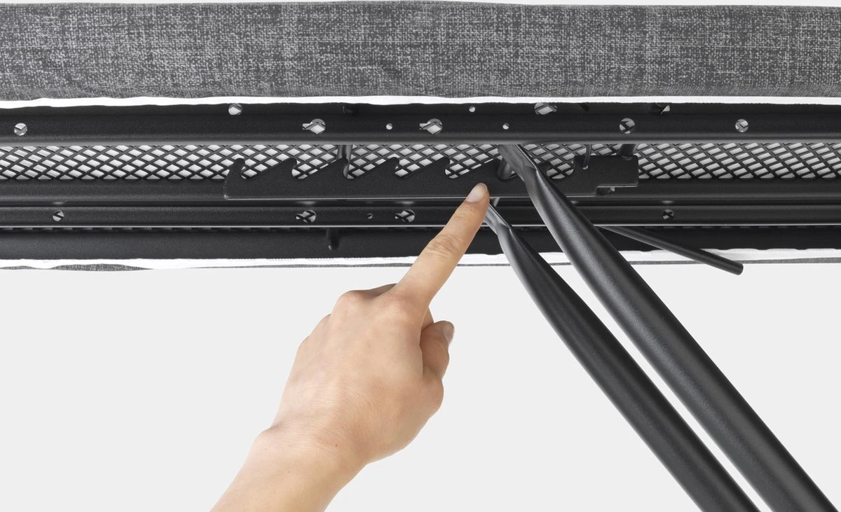 Brabantia Strijkplank C - Met Stoomunithouder - 124 X 45 Cm - Denim Black - Image 9