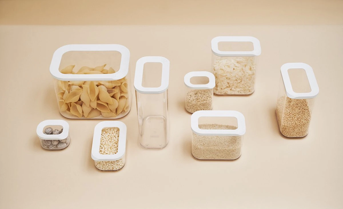 Mepal – Bewaardoos Modula 1000 Ml – Wit –– Voorraaddoos - Bewaardoos Met Deksel – Luchtdicht – Transparant - Stapelbaar - Image 7