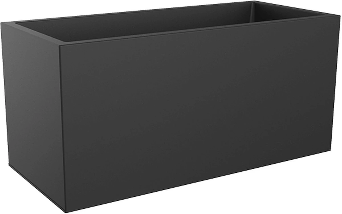 Elho Vivo Matt Finish Lang Wielen 90 - Grote Staande Plantenbak Voor Binnen & Buiten - Gemaakt Van Gereycled Plastic - L 39 X W 88 X H 41 Cm - Zwart - Image 10