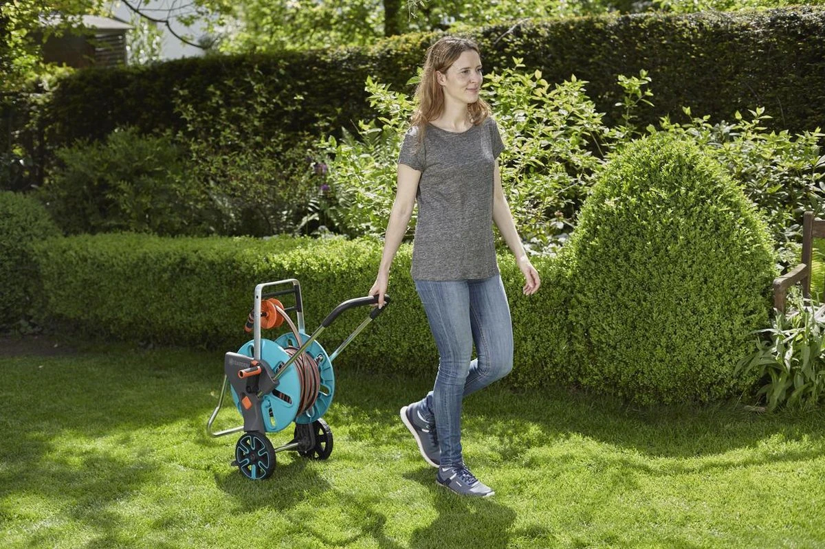 GARDENA AquaRoll M Easy Set - Slangwagen - Maximaal 60 M Opbergcapaciteit - Image 2