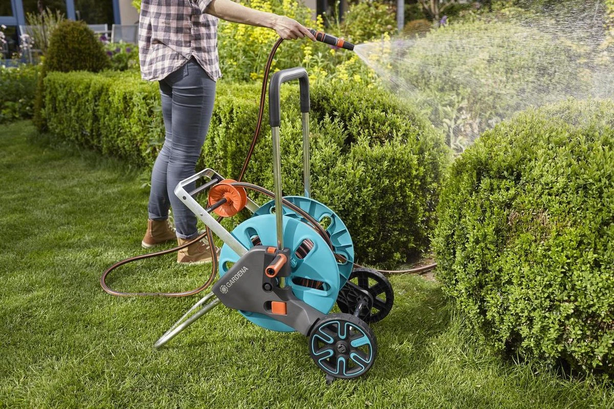 GARDENA AquaRoll M Easy Set - Slangwagen - Maximaal 60 M Opbergcapaciteit - Image 3