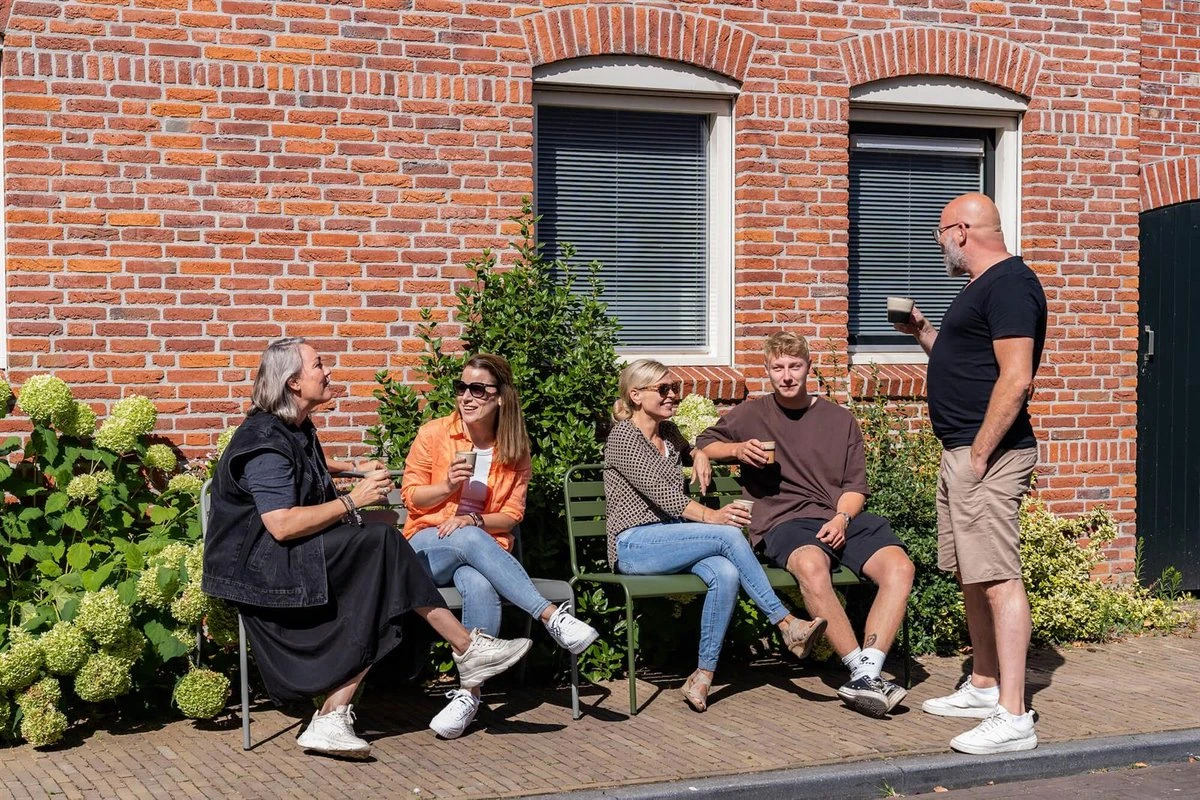 MaximaVida Metalen Tuinbank Max 120 Cm Olijfgroen - Image 8