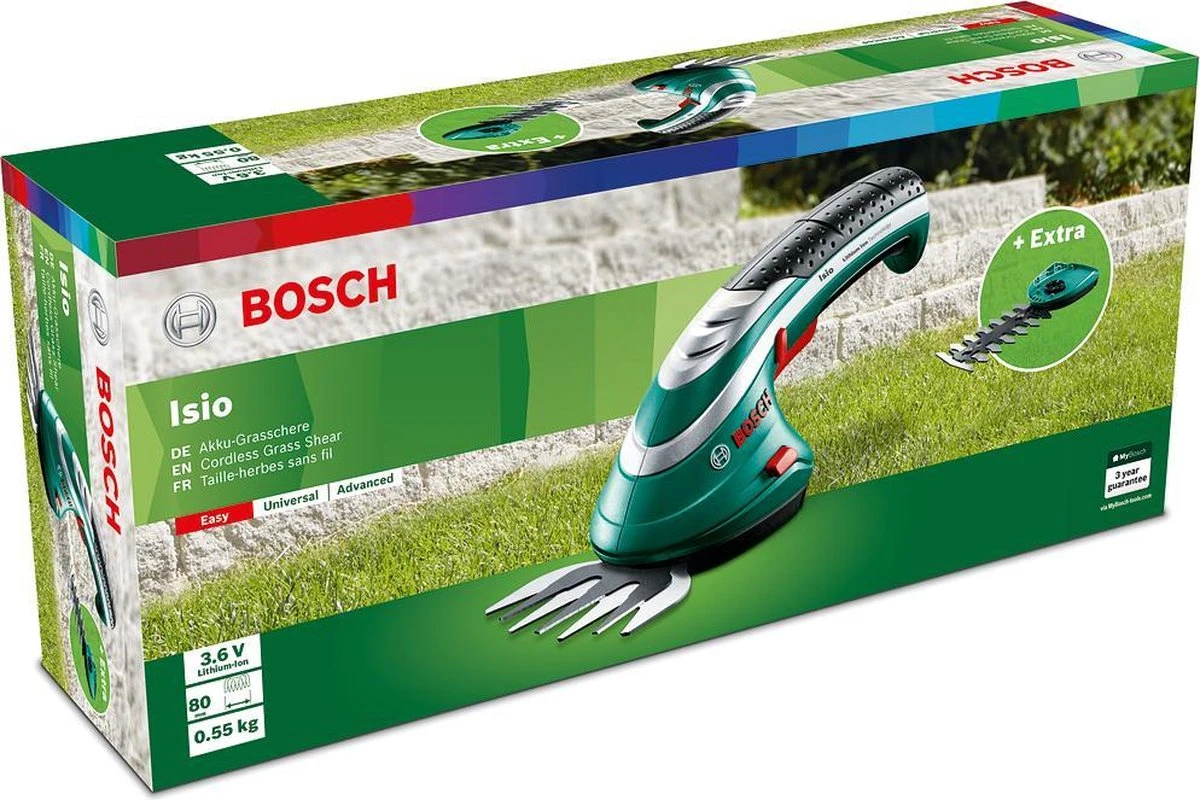 Bosch ISIO Gen III Accu Buxusschaar + Grasschaar - Image 5