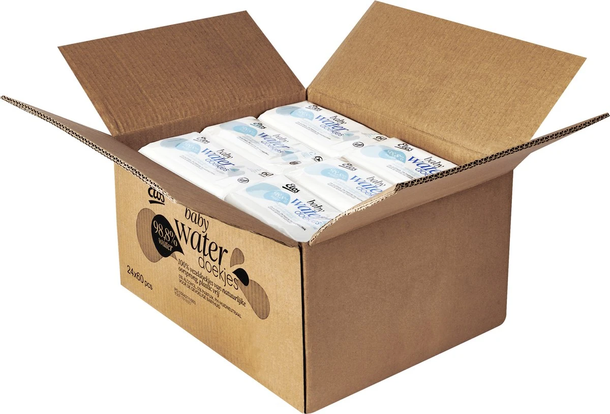 Etos Baby Waterdoekjes - Billendoekjes - Megabox - 1440 Stuks (24 X 60 Stuks)