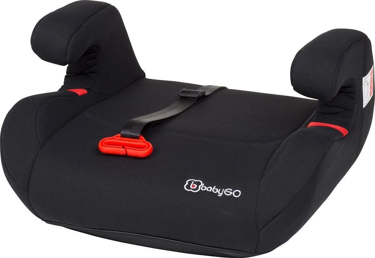 Booster - Zitverhoger Met Isofix BabyGO Bursa II Zwart (15-36kg)