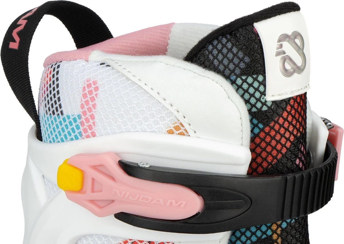 Nijdam Inline Skates Verstelbaar - 38-42 - Fruity Fro-yo - Roze/Wit - Image 7