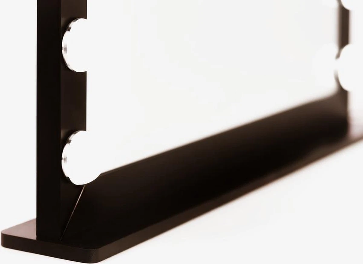 Make Up Spiegel Met Verlichting | Vivo | Hollywood Spiegel | Zwart | Touch | 3 Standen | 70x54 - Image 4