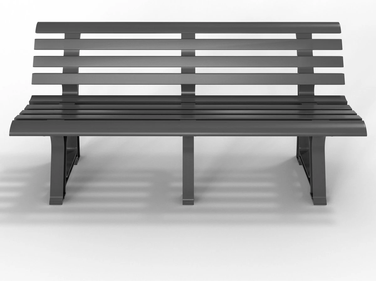 Casaria Tuinbank Orchidea – Kunststof/240kg Belastbaar – Antraciet - Image 7