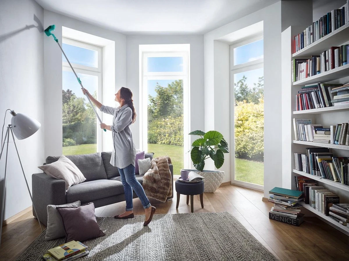 Leifheit Telescoopsteel Aluminium 145-400 Cm Click System - Image 2