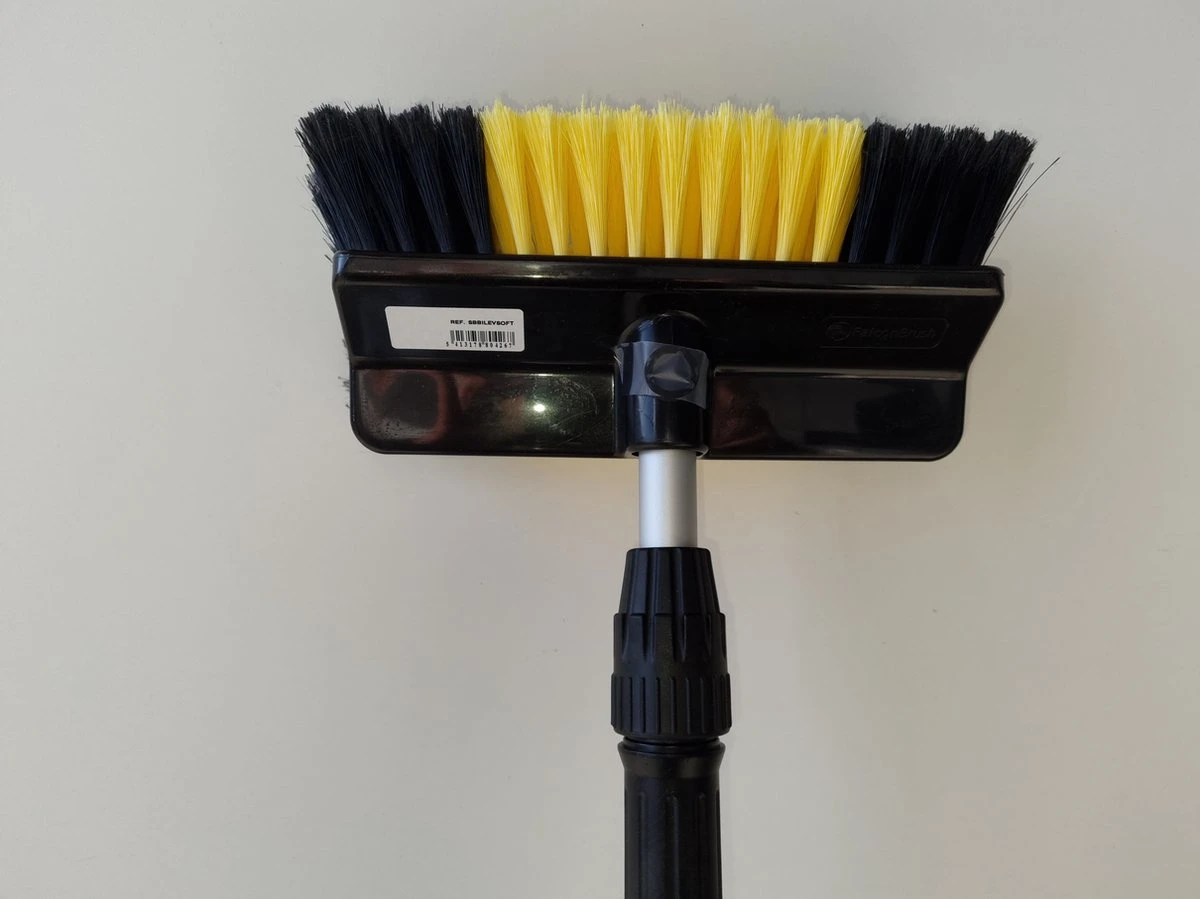 Zonnepanelen / Auto / Ramen Wassen Telescoopsteel Met Borstel Waterdoorlatende Wasborstel Met Telescopische Steel 4 Meter En Gardena Aansluiting / Wasborstel Met Uitschuifbare Telescoopsteel Met Waterdoorvoer - Image 3