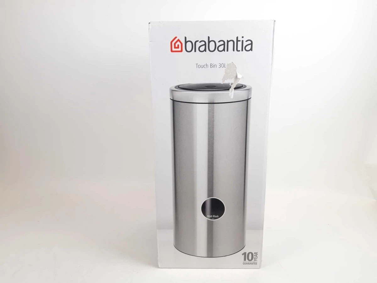 Brabantia Touch Bin Flat Top 30 L - Matt Black - Image 4