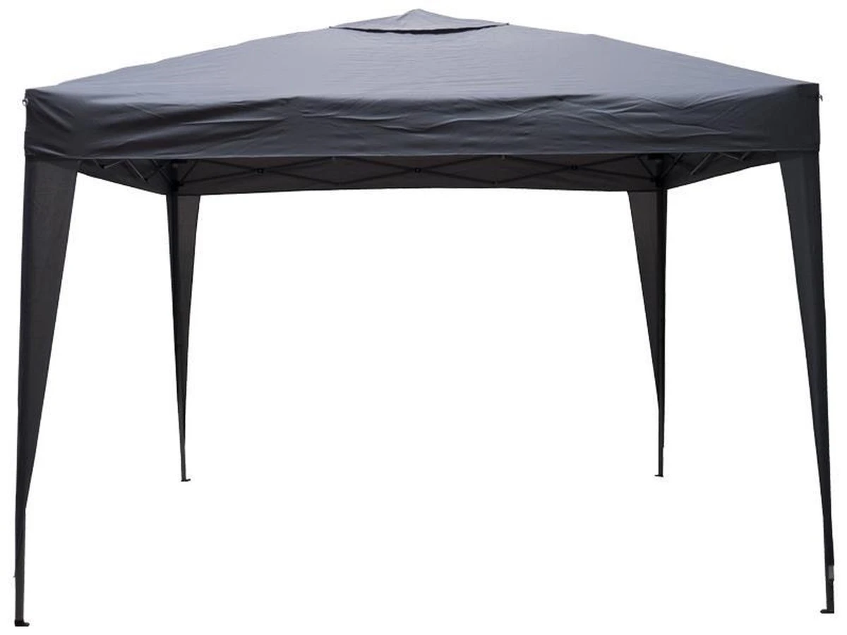 Garden Royal Partytent 3x3m Easy Up Grijs Met 4 Zijwanden - Image 2