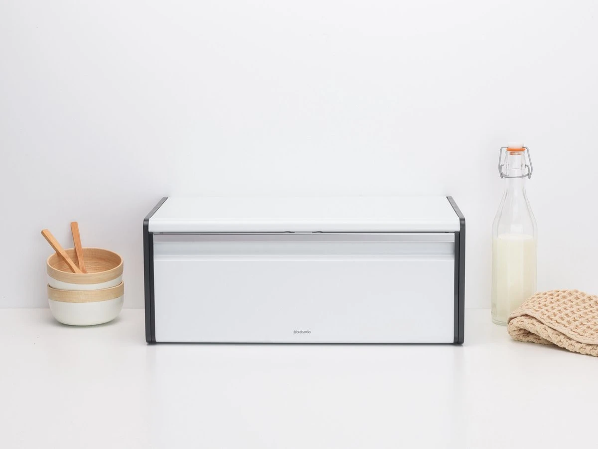 Brabantia Broodtrommel - Met Klepdeksel - White - Image 2