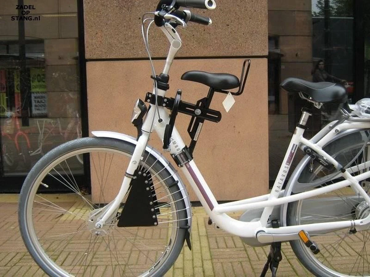 Zadel Op Stang Model 4 Kinderzitje Voor Damesfiets Met Enkele Oversized Onderbuis - Nooit Meer Zwaar Sturen - Image 6
