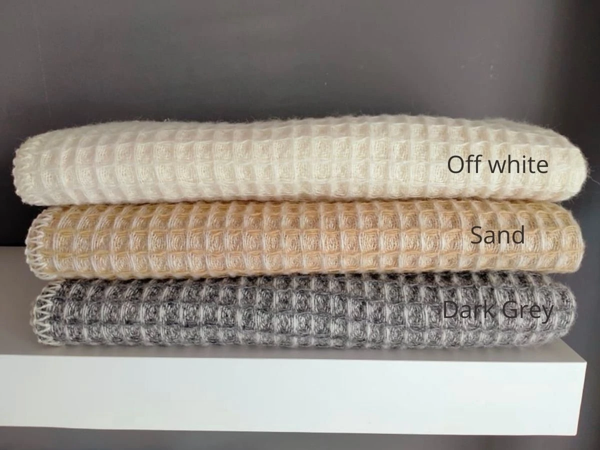 Wiegdeken Wol - Pure Baby Love - Wafel Off White - Image 3