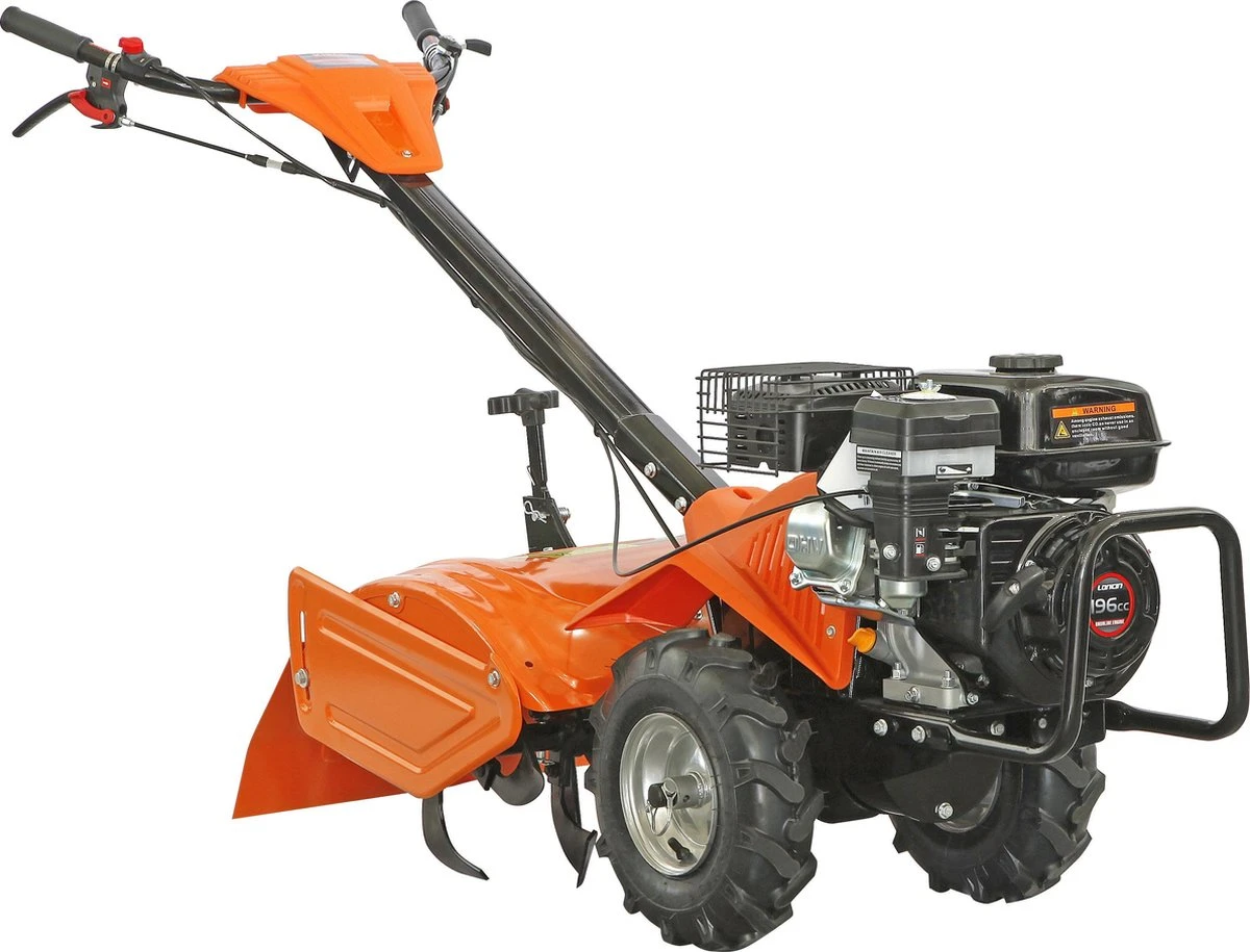 Kibani Grondfrees Benzine - 196cc - 46CM Breedte - 6.5PK - Loncin Motor - Tuinfrees - Tuinfrees Benzine - Bodemfrees - Tuinploeg - Grondfreesmachine - Image 2