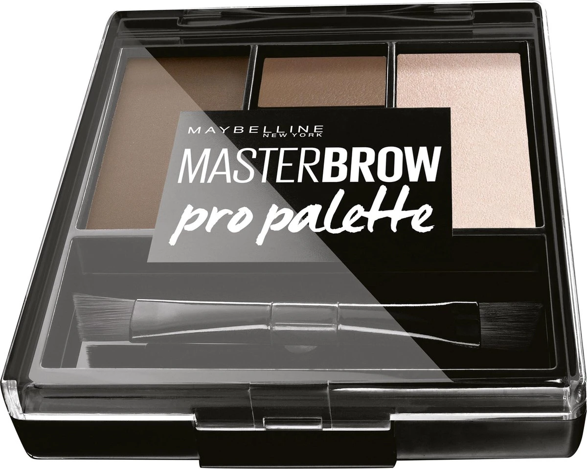 Maybelline Master Brow Design Kit - 3 Soft Brown - Bruin - Wenkbrauw Set - Image 2