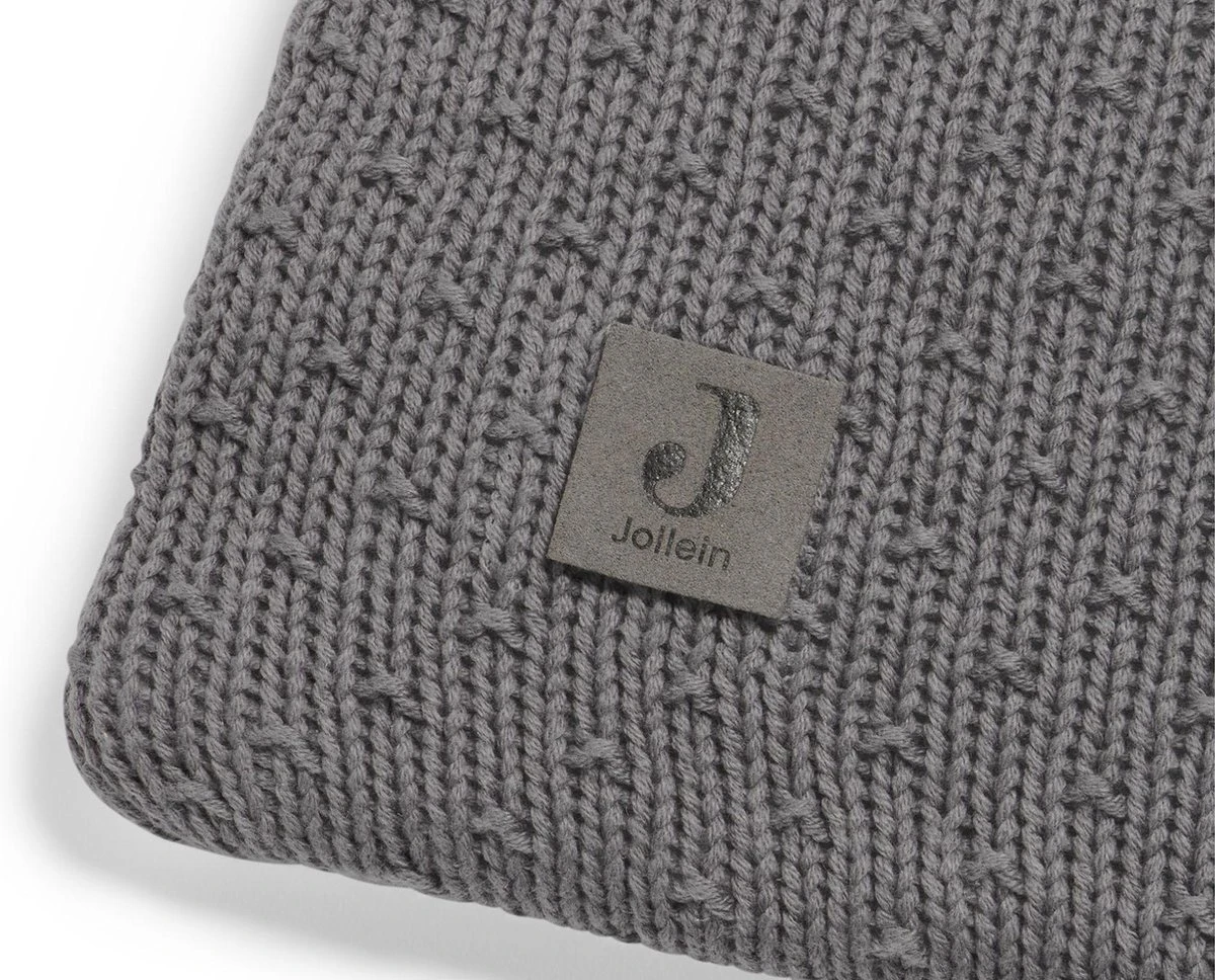 Jollein Boxkleed Bliss Knit 75x95cm - Storm Grey - Image 12