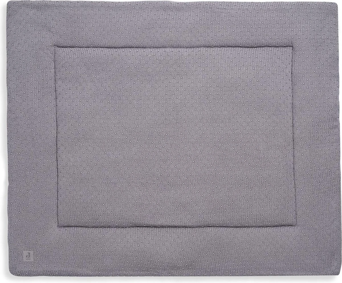 Jollein Boxkleed Bliss Knit 75x95cm - Storm Grey