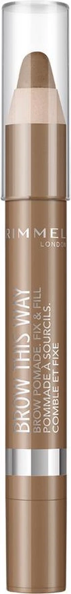 Rimmel London Brow Pomade Wenkbrauwpotlood - 002 Medium Brown - Image 3