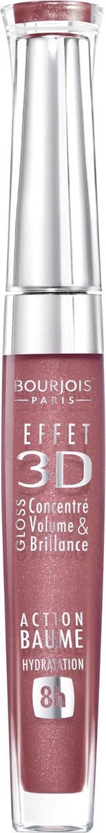 Bourjois Gloss Effet 3D Effect Lipgloss - 03 Brun Rose Academic - Image 2