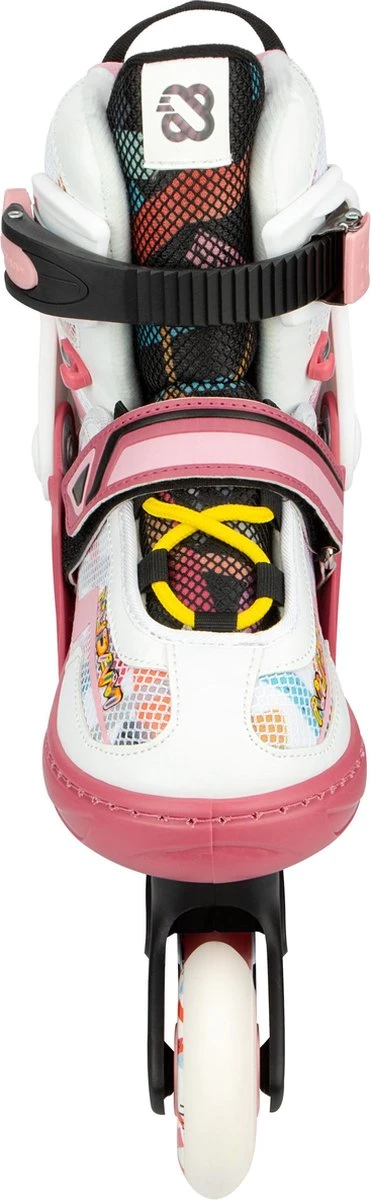 Nijdam Inline Skates Verstelbaar - 38-42 - Fruity Fro-yo - Roze/Wit - Image 4