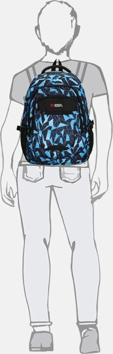 Enrico Benetti Santa Cruz Laptop Rugzak - Zwart/Aqua - Image 10