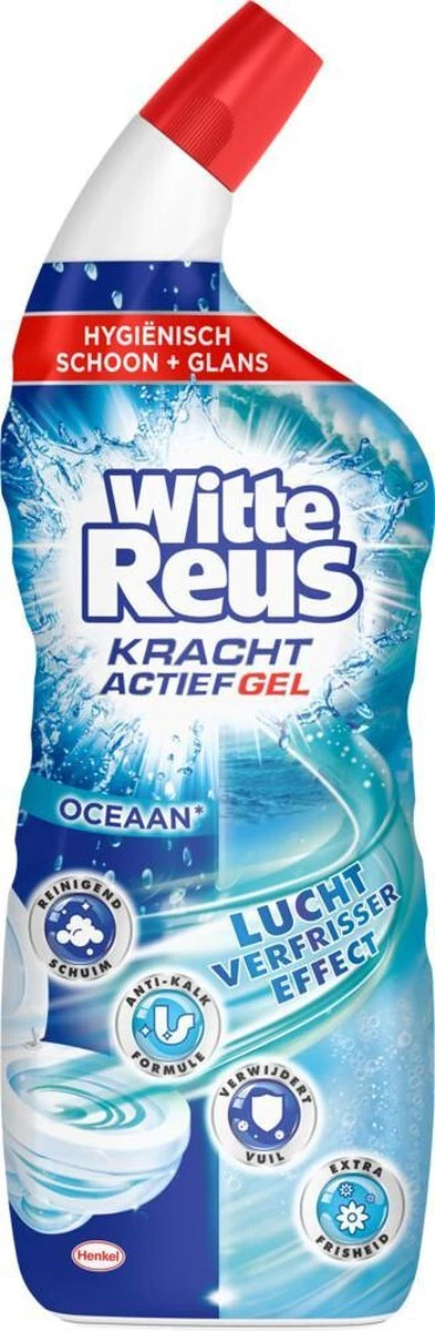 Witte Reus Toiletreiniger - Kracht Actief Gel Oceaan - Voordeelverpakking 10 X 700ml - Image 3